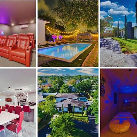 Villa Flaming House With Cinema, Pool & Chill Area Miami Esterno foto